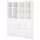 BILLY / OXBERG Стеллаж + глухие/стеклянные дверцы - белый 160x202 см