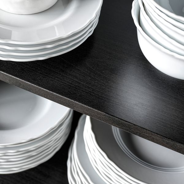 Комбинация для хранения, черно-коричневый/СМЕВИКЕН/КАББАРП белый 120x42x202 см IKEA BESTÅ БЕСТО 994.374.32 - фото 4