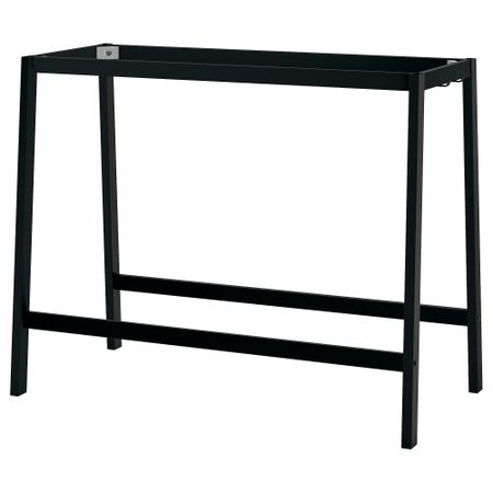 Подстолье для конференц-стола, 140x68x103 см, черный IKEA MITTZON 605.445.36