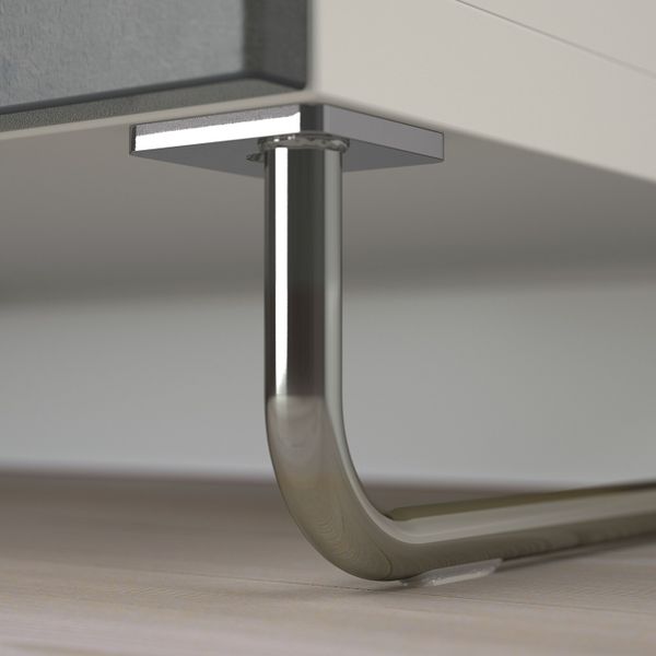 Комбинация для хранения с дверцами/ящ, белый КЭЛЛЬВИКЕН/СУЛАРП/темно-серый под бетон 120x40x74 см IKEA BESTÅ БЕСТО 292.766.92 - схема-чертеж с размерами