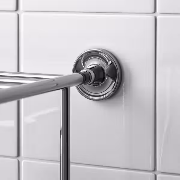 BROFJÄRDEN Навесн полка со штангой д/полотенца - под хром 75x29 см - фото 2