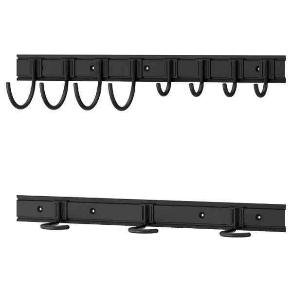 2 рейлинга с 11 крючками IKEA БРАНДУР 692.863.78 - фото 1