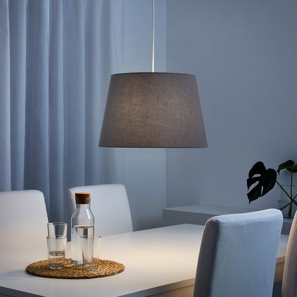 Абажур, серый, 44 см IKEA ЭРА 003.620.20 - фото 3