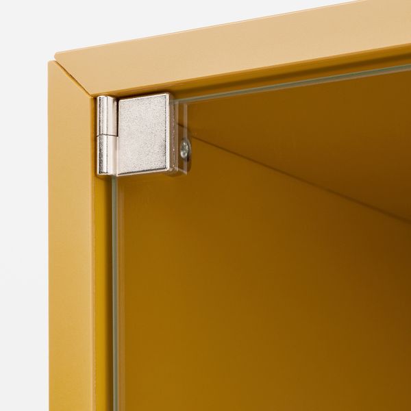 Навесной шкаф со стеклянной дверью, золотисто-коричневый 35x35x35 см IKEA EKET ЭКЕТ 693.363.64 - фото 4
