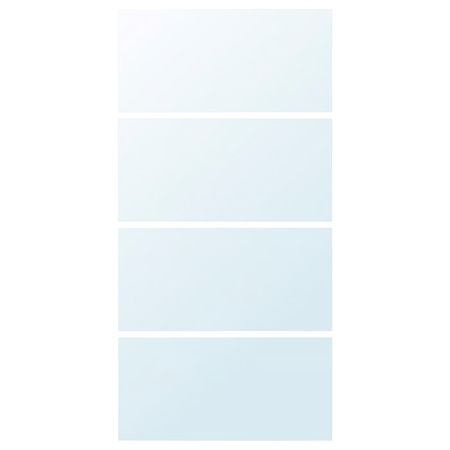 AULI 4 панели д/рамы раздвижной дверцы - зеркальное стекло 100x201 см