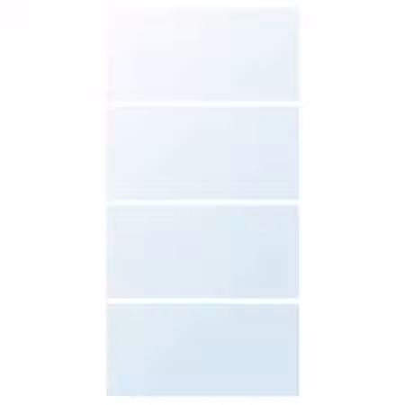 AULI 4 панели д/рамы раздвижной дверцы - зеркальное стекло 100x201 см