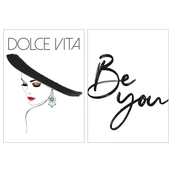 Картина, 50x70 см, Красная помада IKEA PJÄTTERYD ПЬЕТТЕРИД 905.365.54 - фото 2