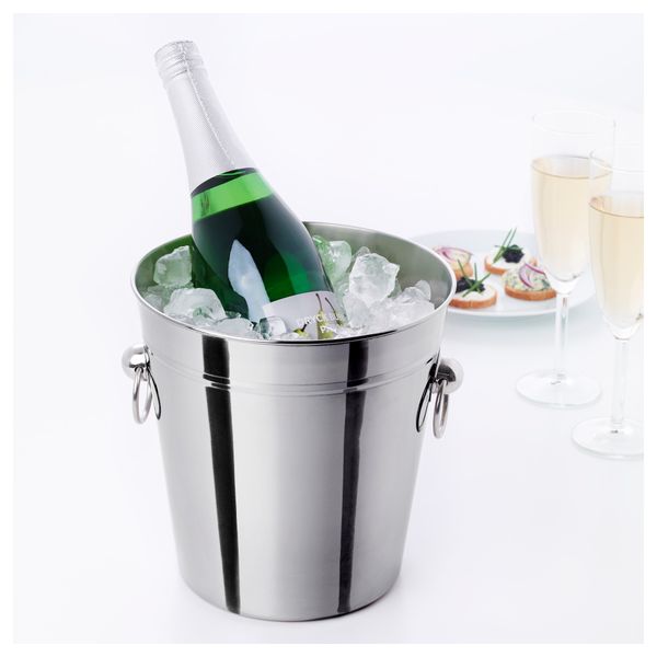 Ведро для шампанского РОЛИГТ, серебристый (21 см) - фото 2