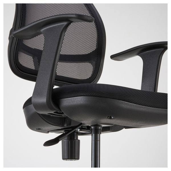 Рабочее кресло на колесах ОДФИН, черный - фото 2