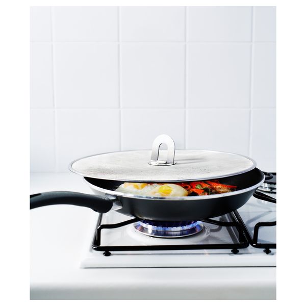 Сковорода ШЭНКА, серый (28 см) - схема-чертеж с размерами