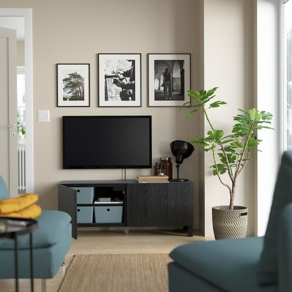 Дверь, фронтальная панель ящика, черный 60x38 см IKEA TIMMERVIKEN ТИММЕРВИКЕН 204.443.98 - фото 3