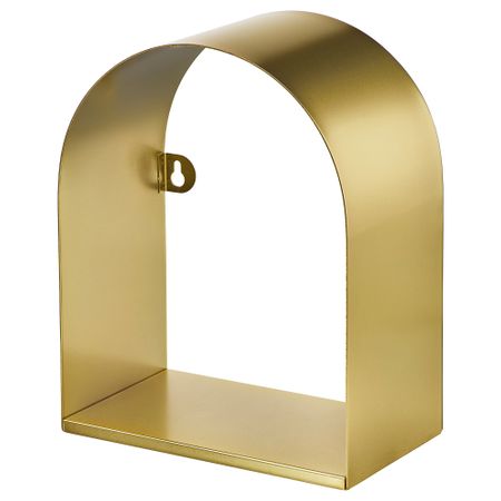 Полка навесная ТОССАСЕН, желтая медь (20x25 см)