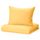 Пододеяльник и 2 наволочки, 240x220, 50x60 см, желтый IKEA NATTSVÄRMARE 805.293.18