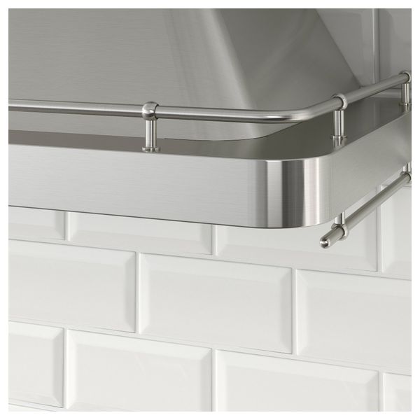 Колпак вытяжного шкафа стенного крепления ФОЛЬЙЭНДЕ, нержав сталь - схема-чертеж с размерами