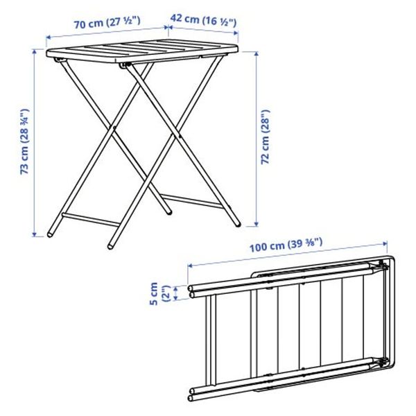 IKEA в интерьере - схема-чертеж с размерами