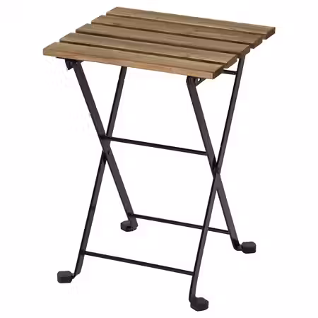 TÄRNÖ Табурет - чёрный/светло-коричневая морилка 30x42 см