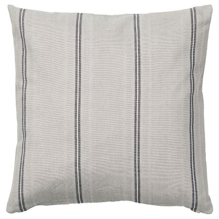 Чехол на подушку, 50x50 см, белый-серый IKEA STORTIMJAN СТОРТИМЬЯН 905.069.67
