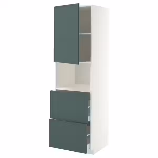 METOD / MAXIMERA Высокий шкаф д/СВЧ/дверца/2ящика - фото 1