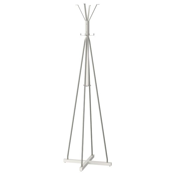 Вешалка, белый 193 см IKEA TJUSIG ЧУСИГ 503.889.23 - фото 1