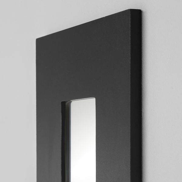 Зеркало, черный, 26x26 см IKEA МАЛЬМА 303.692.61 - схема-чертеж с размерами