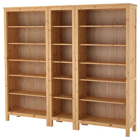 Стеллаж, светло-коричневый 229x197 см IKEA HEMNES ХЕМНЭС 492.311.60