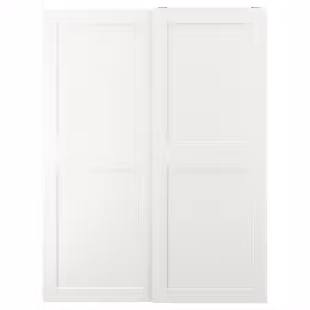 GRIMO Пара раздвижных дверей - белый 150x201 см