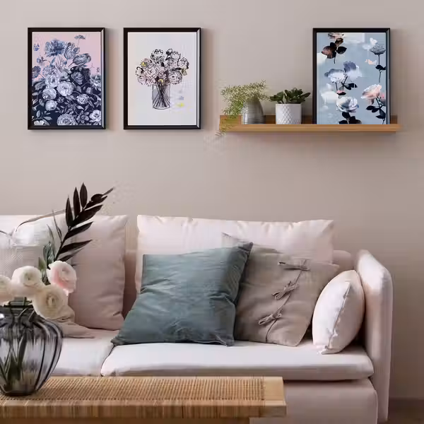 MÅLERÅS Полка для картин - бамбук 55 см - фото 3