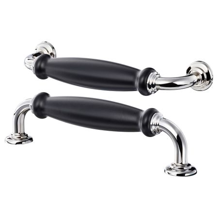 Ручка, черный/хромированный 148 мм IKEA SKÄRHAMN СКЭРХАМН 903.558.12