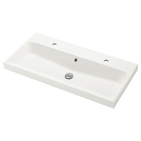 Раковина, белый, 100x48 см IKEA BACKSJÖN 205.451.23