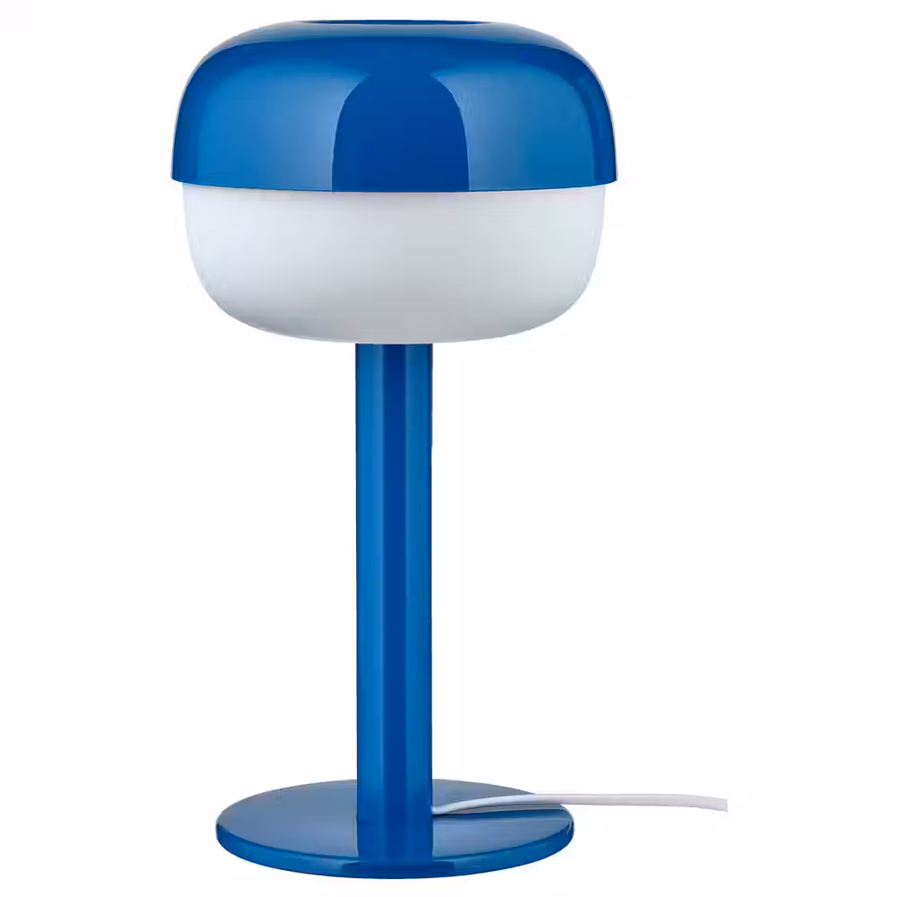 BLÅSVERK Лампа настольная - синий 36 см - фото 1