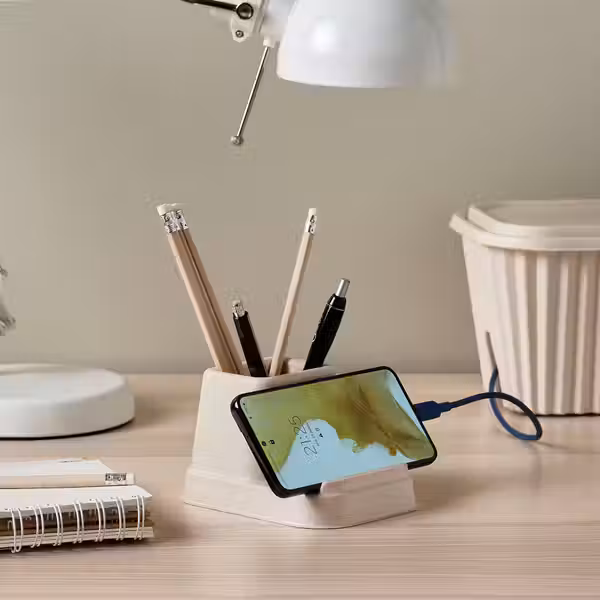 HÖNSNÄT ХЁНСНЭТ Подставка д/мобильного телефона - естественный - фото 3