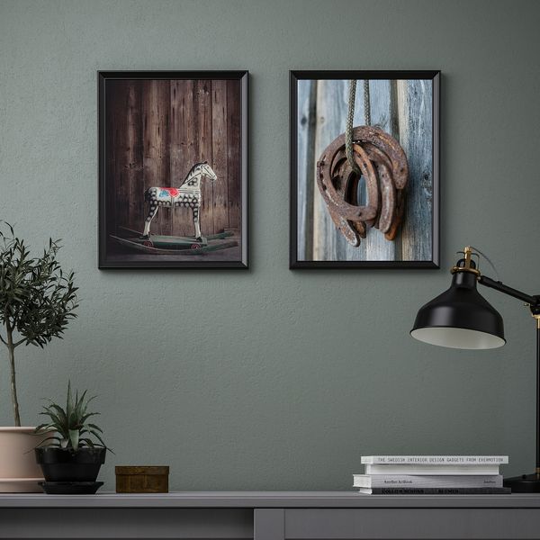 Постер, Лошадка-качалка, 30x40 см IKEA DRÖMBILD ДРЁМБИЛЬД 205.606.51 - схема-чертеж с размерами