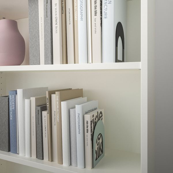 Ограничитель для книг, светлый серо-зеленый/антрацит IKEA БОТТНА 803.944.75 - схема-чертеж с размерами