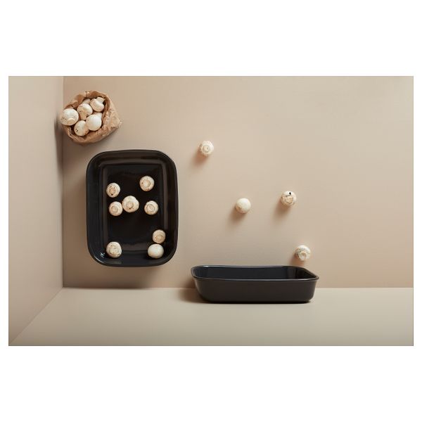 Форма для духовки, прямоугольной формы/темно-серый 33x26 см IKEA VARDAGEN ВАРДАГЕН 703.726.00 - фото 4