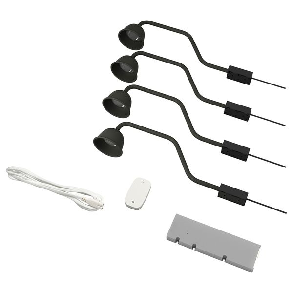 Комплект освещения, черный IKEA TRÅDFRI ТРОДФРИ, TVÄRDRAG 795.614.94 - фото 1