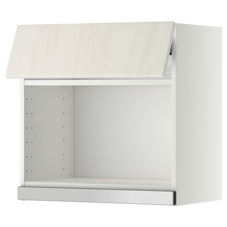 Навесной шкаф для СВЧ-печи МЕТОД, белый, Росдаль белый