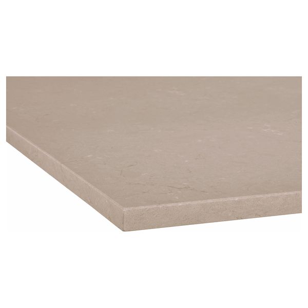 Столешница под заказ КАСКЕР, темно-бежевый под мрамор, кварц - фото 2