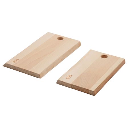 Сервировочная, разделочная доска,2 шт., бук IKEA NÄBBFISK 505.742.27