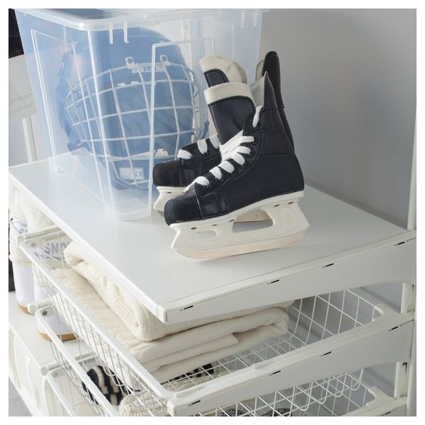 Настенная шина, полки, штанга АЛЬГОТ, белый (190x41x199 см) - фото 3