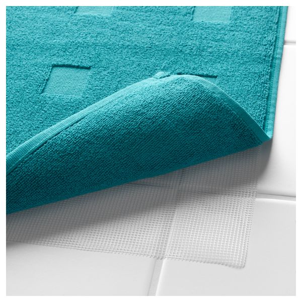 Коврик для ванной СКУГХАЛЬ, бирюзовый (50x80 см) - фото 3