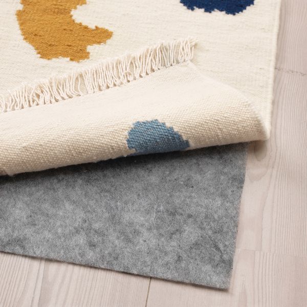 Ковер безворсовый, ручная работа/разноцветный 133x195 см IKEA VIDEBÄK ВИДЕБЭК 903.908.63 - схема-чертеж с размерами