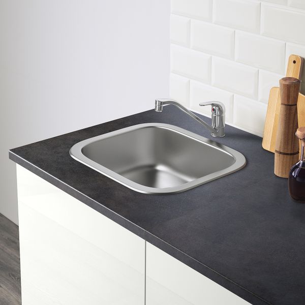 Напольный шкаф с дверью, глянцевый, белый 60 см IKEA KNOXHULT КНОКСХУЛЬТ 604.879.65 - фото 4