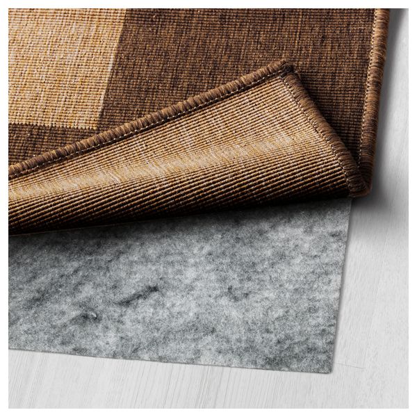 Ковер, безворсовый ДРАГОР, бежевый, светло-коричневый - схема-чертеж с размерами