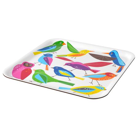 Поднос, птица 33x33 см IKEA BÄRBAR БЭРБАР 504.088.36