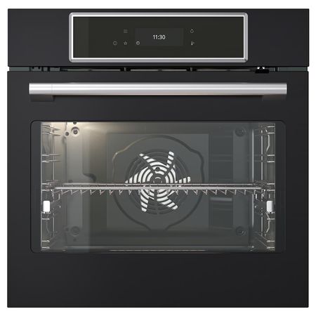 STENABY Духовка с конвекцией - фритюр с обдувом пиролитическая/чёрный IKEA 700