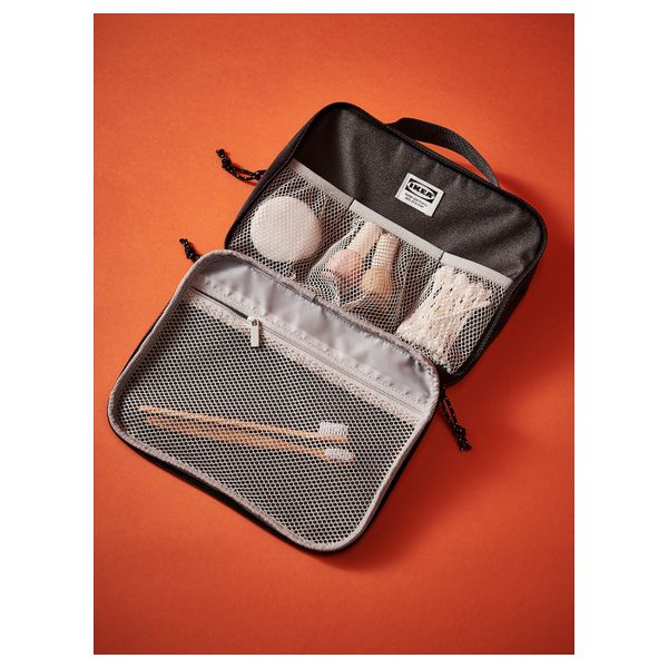 Косметичка, темно-серый IKEA VÄRLDENS ВЭРЛДЕНС 504.415.91 - фото 2