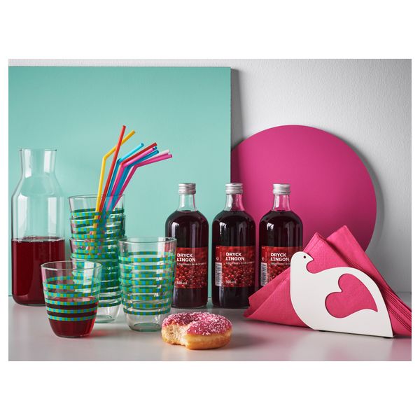 Салфетница ПОББИГ, птица, белый - схема-чертеж с размерами