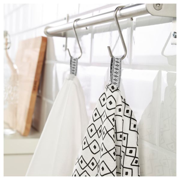 Полотенце кухонное СОММАР 2017, белый, черный (50x70 см) - фото 2