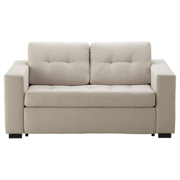 Диван-кровать 2-местная КЛАГСТОРП / ЛЭННЭС, Бальг светло-бежевый - фото 2