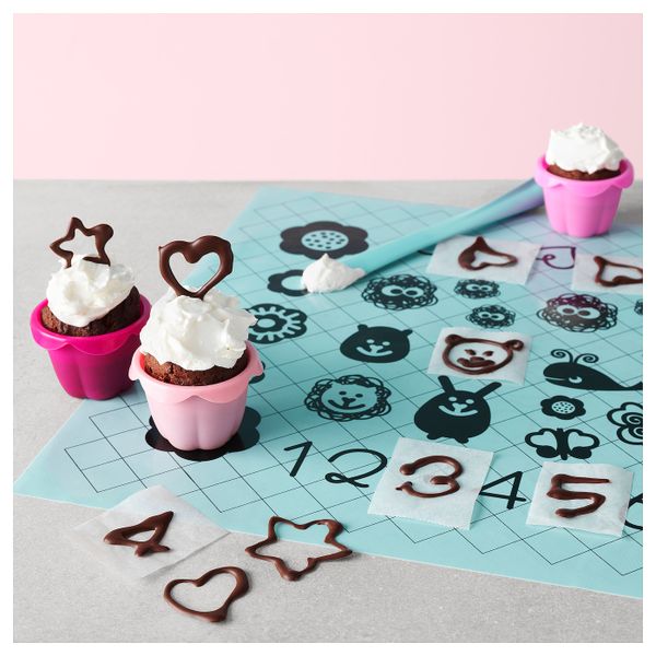 Формочка для выпечки, разные оттенки розового IKEA SOCKERKAKA СОККЕРТАКА 903.731.56 - фото 6